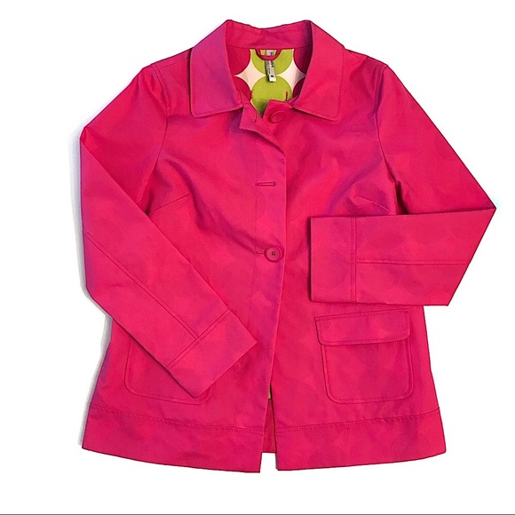 Old Navy Pink Waterproof Trench Raincoat - Picture 12 of 13